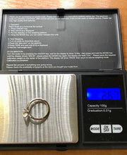 Load image into Gallery viewer, 14K White Gold Lab-Grown Diamond Solitaire Ring Ready to Wear
