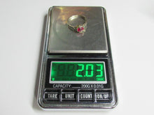 Load image into Gallery viewer, Vintage USSR 875 Silver Tourmaline Bezel Ring Ready to Wear
