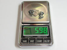 Load image into Gallery viewer, Vintage 925 Sterling Silver Oxidized Rose Ring and Earrings Set Ready to Wear

