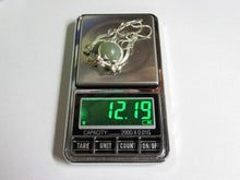 Load image into Gallery viewer, Vintage Russian earrings in sterling silver 925 with jade accents, women's jewelry by Fezba Market, showing detailed craftsmanship.
