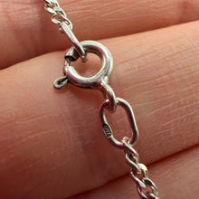 Load image into Gallery viewer, Sterling silver girl pendant necklace with chain, women's jewelry, featuring an unusual design, weighs 5.48g, by Fezba Market.
