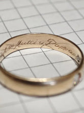 Load image into Gallery viewer, Vintage 14K Gold Three Diamond Band Ring Ready to Wear

