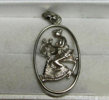 Load image into Gallery viewer, Vintage Russian Soviet sterling silver pendant with 875 hallmark, women's jewelry, weighing 3.23 grams, from Fezba Market.
