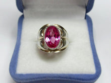 Load image into Gallery viewer, Vintage Soviet Russian Sterling Silver 875 Ring Amethyst, Women's Jewelry Size 6.5 us - Fezba Market
