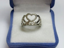 Load image into Gallery viewer, Vintage Russian Sterling Silver 925 Ring Cubic Zirconia , Women's Jewelry Size 8.5 us - Fezba Market
