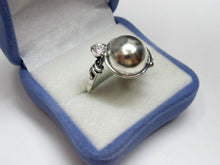 Load image into Gallery viewer, Vintage Russian Sterling Silver 925 Ring Cubic Zirconia, Women's Jewelry Size 10.75 us - Fezba Market

