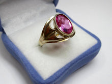 Load image into Gallery viewer, Vintage Soviet Russian Sterling Silver 875 Ring Amethyst ,Women's Jewelry Size 11.5 us - Fezba Market
