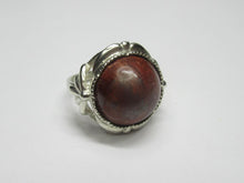 Load image into Gallery viewer, Vintage Soviet Russian Sterling Silver 925 Ring Jasper, Women's Jewelry Size 7.5 us - Fezba Market
