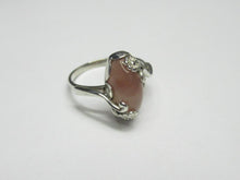 Load image into Gallery viewer, Vintage Russian Soviet Sterling Silver 925 Ring Chalcedony , Women's Jewelry 7.25 us - Fezba Market
