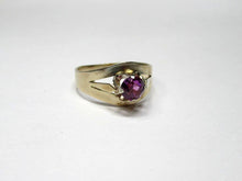 Load image into Gallery viewer, Vintage Russian Soviet Sterling Silver 875 Ring Sapphire ,Women's Jewelry Size 9.5 us - Fezba Market
