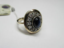 Load image into Gallery viewer, Vintage Russian Soviet Sterling Silver 925 Ring spinel ,Women's Jewelry Size 7.75 us - Fezba Market
