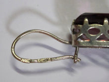 Load image into Gallery viewer, Vintage Soviet sterling silver earrings with intricate design, weighing 3.42g, from Fezba-Market, featuring Russian USSR jewelry style.
