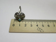 Load image into Gallery viewer, Vintage Russian Soviet Sterling Silver 925 Ring Turquoise, Women's Jewelry Size 7.25 us - Fezba Market
