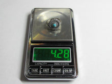 Load image into Gallery viewer, Vintage Soviet Russian Sterling Silver 875 Ring Turquoise, Women's Jewelry 6.5 us - Fezba Market
