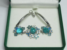 Load image into Gallery viewer, Vintage Russian 925 Sterling Silver Bracelet with Elegant Link Design, Women's Jewelry
